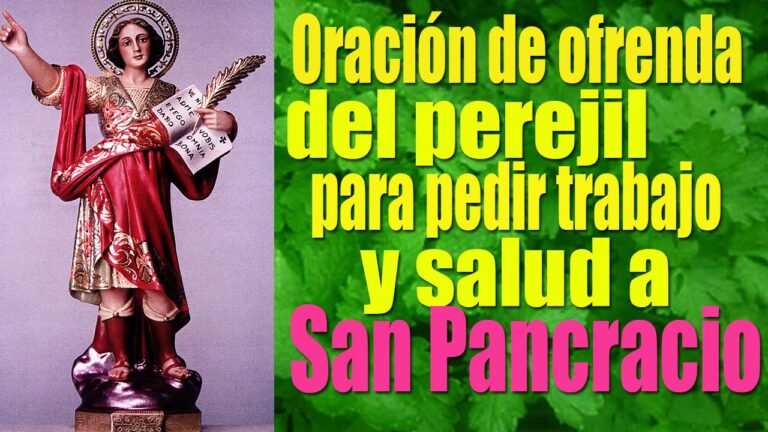 Descubre La Poderosa Oraci N A San Pancracio Y El Perejil Para Atraer