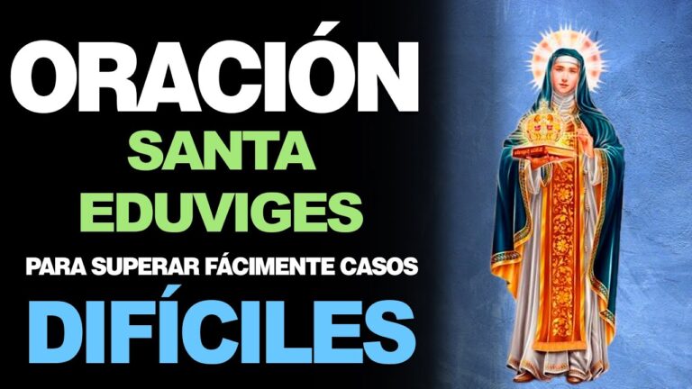 Atrae la ayuda divina con la poderosa oración a Santa Eduviges para