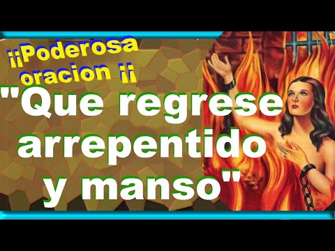 Oración anima sola para que regrese