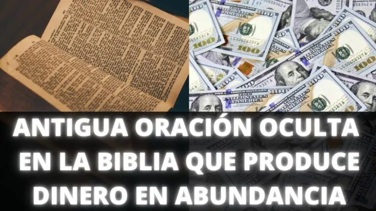 Antigua Oracion Que Produce Dinero En Abundancia