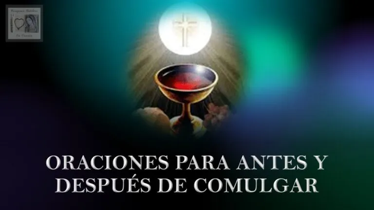 Cinco Oraciones Para Despues De Comulgar