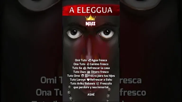 Oracion A Elegua Omi Tuto