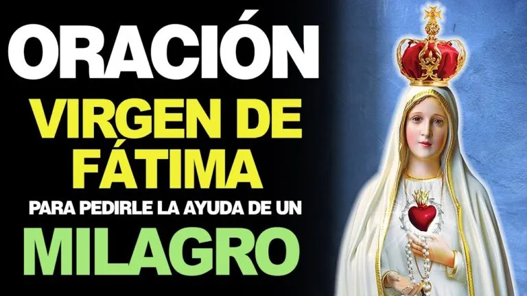 Oracion A La Virgen De Fatima Para Pedir Un Favor