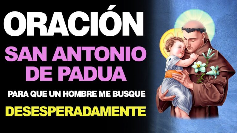 Oración a san antonio para desesperar a un hombre
