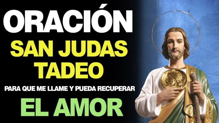 Oracion A San Judas Tadeo Para Regresar Un Amor