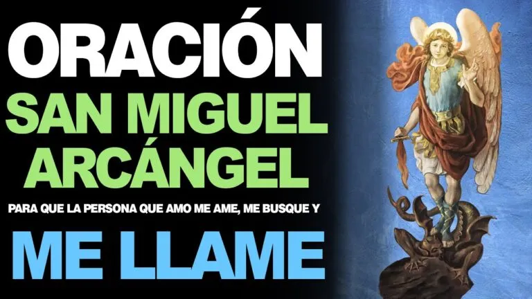 Oracion A San Miguel Arcangel Para Que Me Llame