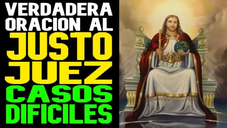 Oracion Al Santo Justo Juez Para Casos Dificiles