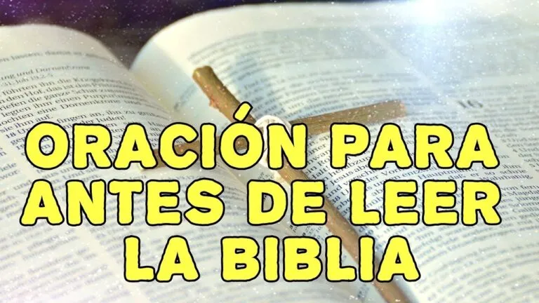 Oracion Antes De Leer La Biblia Catolica