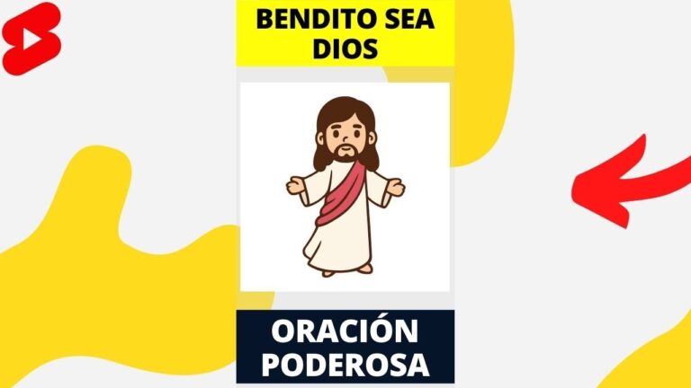 Oración bendito sea dios bendito sea su santo nombre