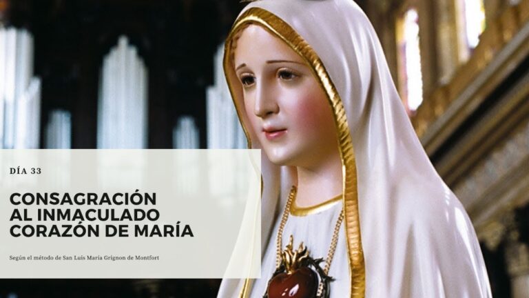 Oración de consagración de san luis de montfort