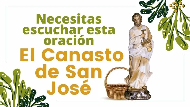 Oracion Del Canasto De San Jose Escrita