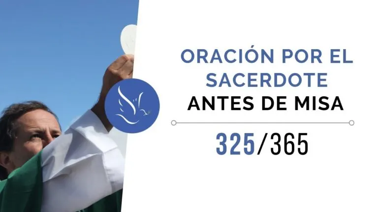 Oracion Del Sacerdote Antes De La Misa