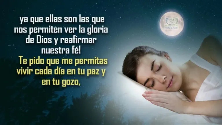 Oracion Evangelica Para Dormir