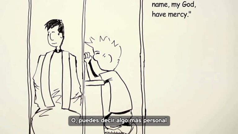 Oración que se dice al confesarse