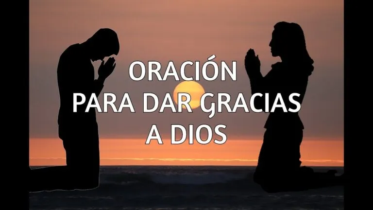 Oraciones Escritas Para Dar Gracias A Dios