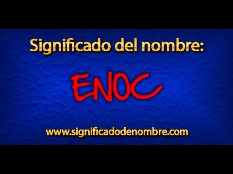 Significado De Enoc En La Biblia