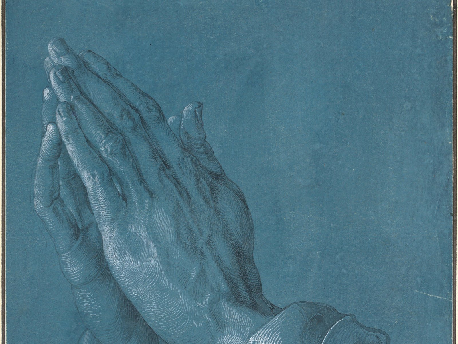 Las manos que rezan de Durero, imagen del índice de oraciones por intención