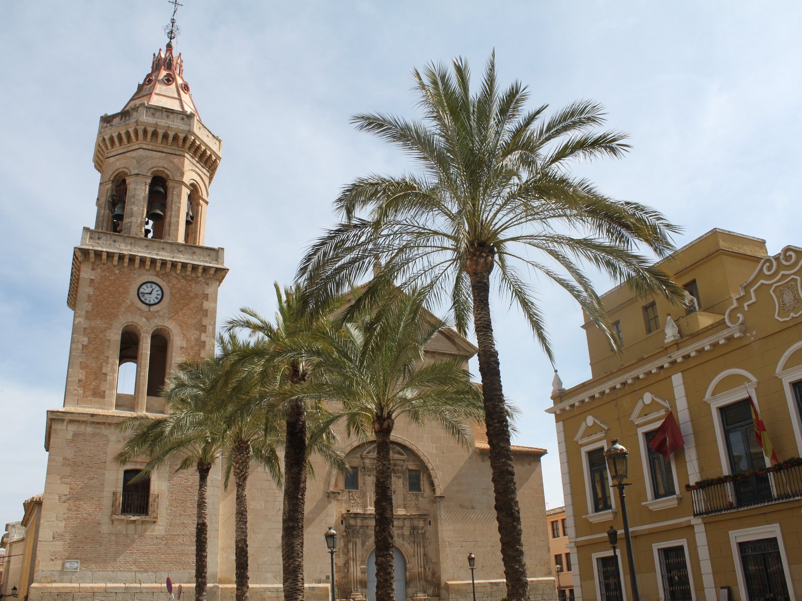 La basílica de la Asunción de Cieza, donde la Virgen del Buen Suceso pasa sus fiestas de septiembre