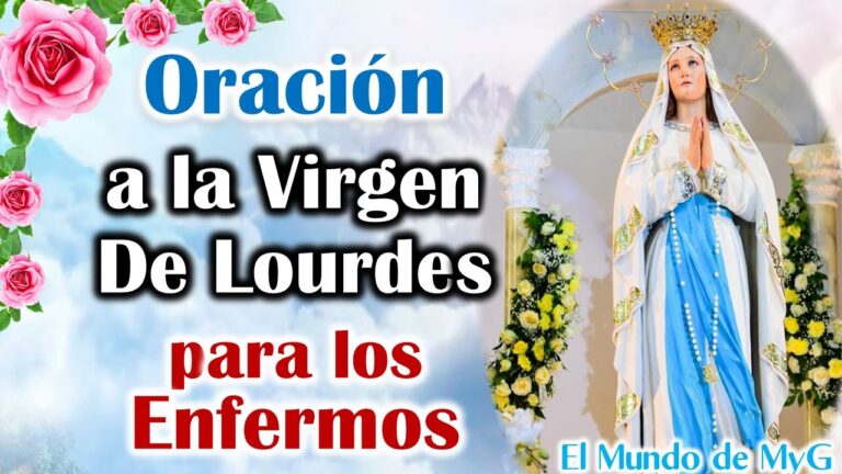 Oración a la virgen de Lourdes